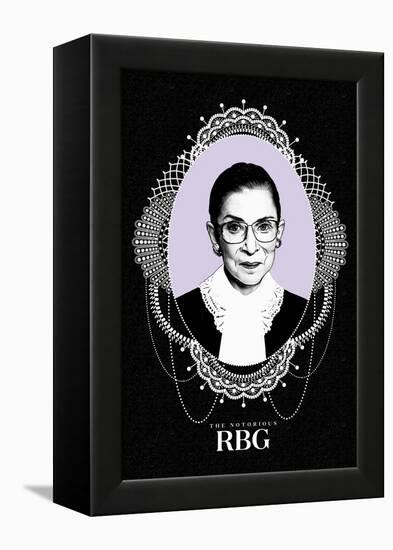 Ruth Bader Ginsburg - The Notorious RBG-null-Framed Stretched Canvas