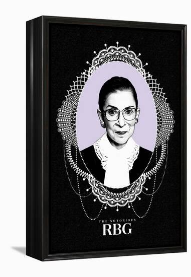 Ruth Bader Ginsburg - The Notorious RBG-null-Framed Stretched Canvas