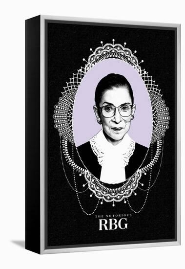 Ruth Bader Ginsburg - The Notorious RBG-null-Framed Stretched Canvas