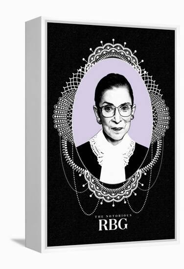 Ruth Bader Ginsburg - The Notorious RBG-null-Framed Stretched Canvas