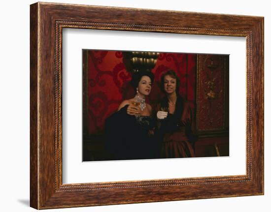 Ruth Ford in the Louis Sherry Bar, Metropolitan Opera Opening, New York, NY, 1959-Yale Joel-Framed Photographic Print