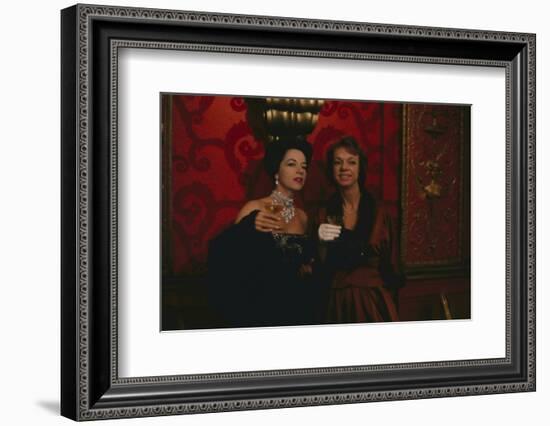 Ruth Ford in the Louis Sherry Bar, Metropolitan Opera Opening, New York, NY, 1959-Yale Joel-Framed Photographic Print