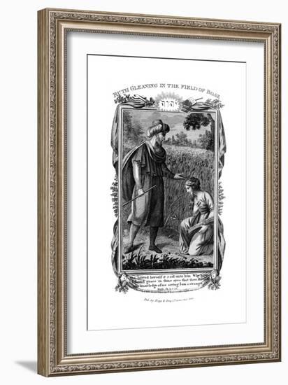 Ruth Gleaning in the Field of Boaz, C1804-null-Framed Giclee Print