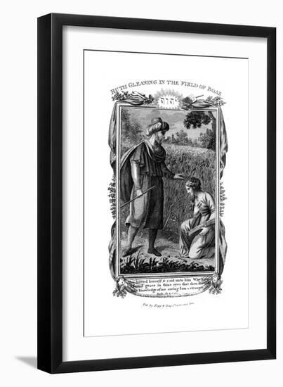 Ruth Gleaning in the Field of Boaz, C1804-null-Framed Giclee Print