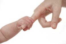 Baby Holding Her Mother's Finger-Ruth Jenkinson-Photographic Print