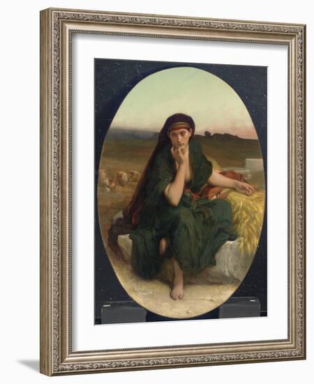 Ruth Revenant Des Champs (Ruth En Repos), 1868-Alexandre Cabanel-Framed Giclee Print