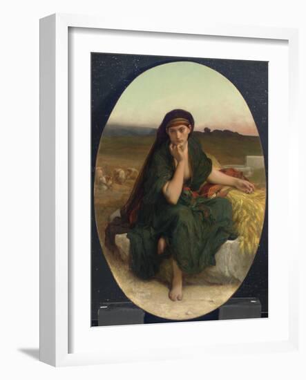 Ruth Revenant Des Champs (Ruth En Repos), 1868-Alexandre Cabanel-Framed Giclee Print