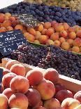 Fruit, Peaches and Grapes, for Sale on Market in the Rue Ste. Claire, Rhone-Alpes, France-Ruth Tomlinson-Photographic Print