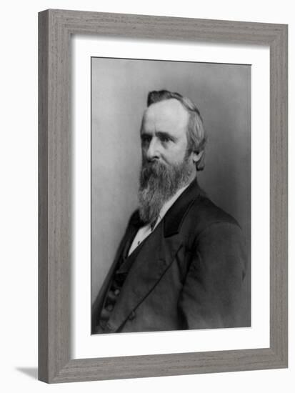 Rutherford B. Hayes, 19th U.S. President-Science Source-Framed Giclee Print