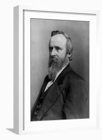 Rutherford B. Hayes, 19th U.S. President-Science Source-Framed Giclee Print