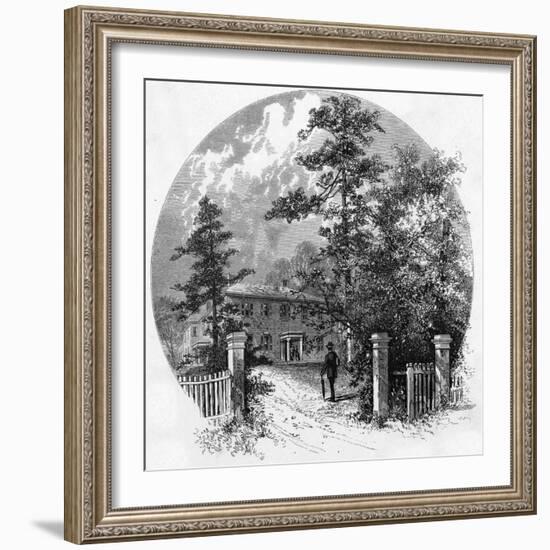 Rw Emerson, Concord Circl-null-Framed Art Print