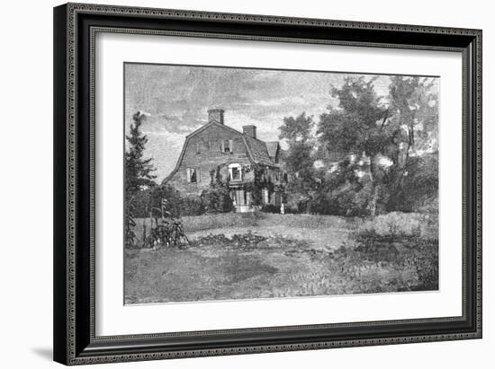 Rw Emerson, Old Manse-Homer Martin-Framed Art Print