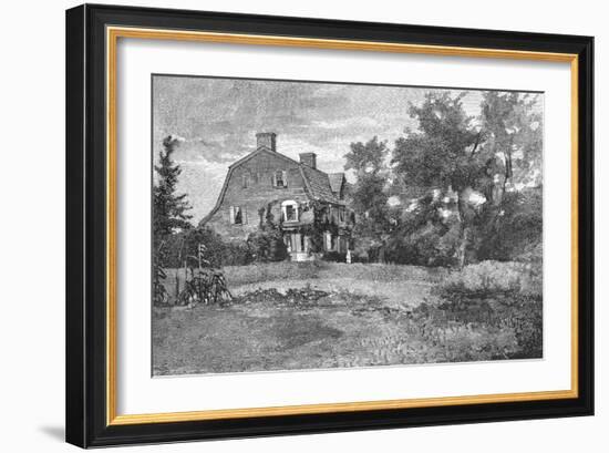 Rw Emerson, Old Manse-Homer Martin-Framed Art Print