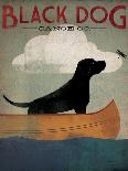 Black Dog Canoe Ride-Ryan Fowler-Art Print