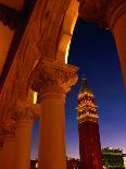 Torre Del'Orologio Framed by Facade of the Palazzo Ducale, Venetian Hotel and Casino, Las Vegas-Ryan Fox-Photographic Print