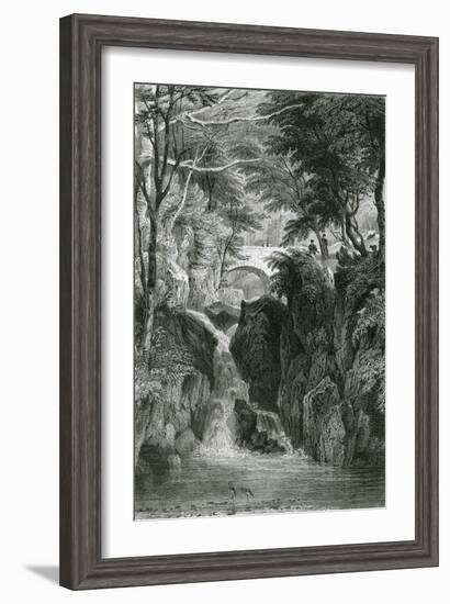 Rydal Falls, Lake District-G Pickering-Framed Art Print