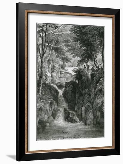 Rydal Falls, Lake District-G Pickering-Framed Art Print