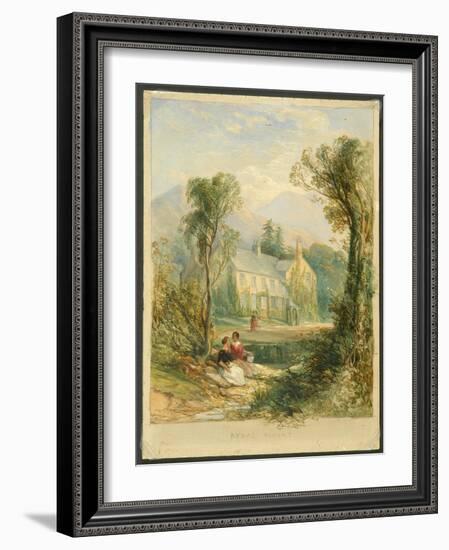 Rydal Mount, C.1840-7-Thomas Creswick-Framed Giclee Print