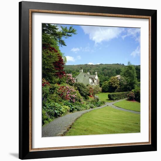 Rydal Mount, Home of the Poet William Wordsworth, Ambleside, Lake District, Cumbria, England, UK-Geoff Renner-Framed Photographic Print