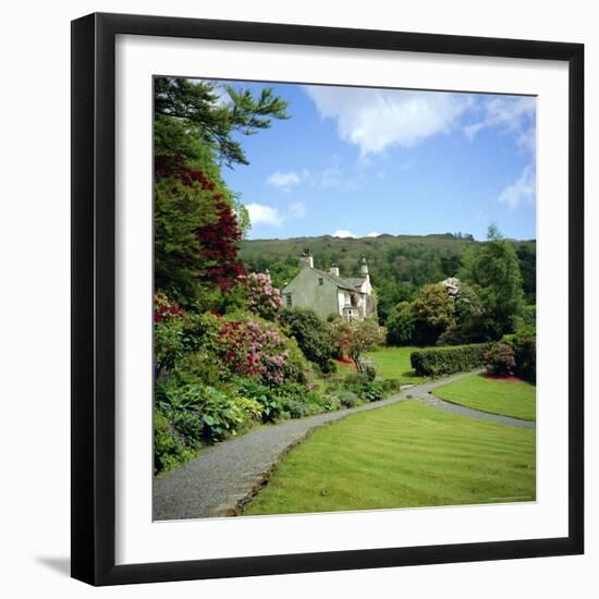 Rydal Mount, Home of the Poet William Wordsworth, Ambleside, Lake District, Cumbria, England, UK-Geoff Renner-Framed Photographic Print