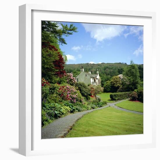 Rydal Mount, Home of the Poet William Wordsworth, Ambleside, Lake District, Cumbria, England, UK-Geoff Renner-Framed Photographic Print