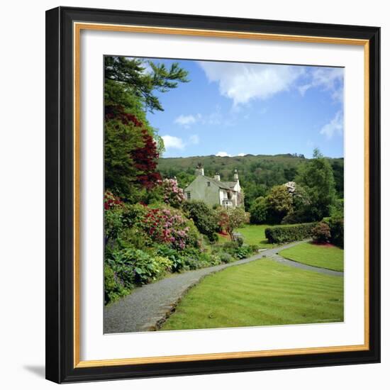 Rydal Mount, Home of the Poet William Wordsworth, Ambleside, Lake District, Cumbria, England, UK-Geoff Renner-Framed Photographic Print