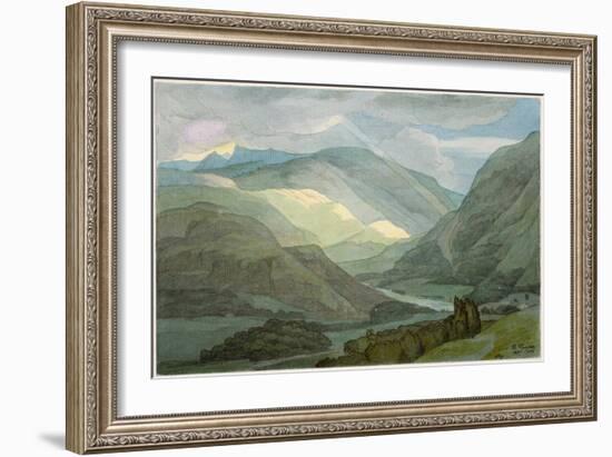 Rydal Water, 1786-Francis Towne-Framed Giclee Print