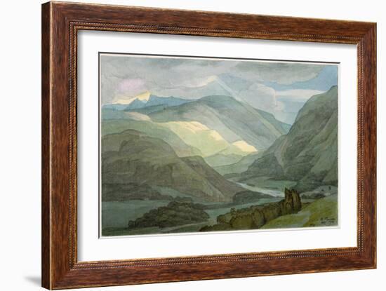 Rydal Water, 1786-Francis Towne-Framed Giclee Print