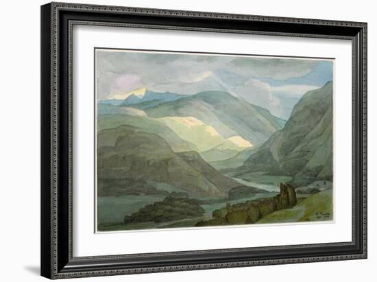 Rydal Water, 1786-Francis Towne-Framed Giclee Print