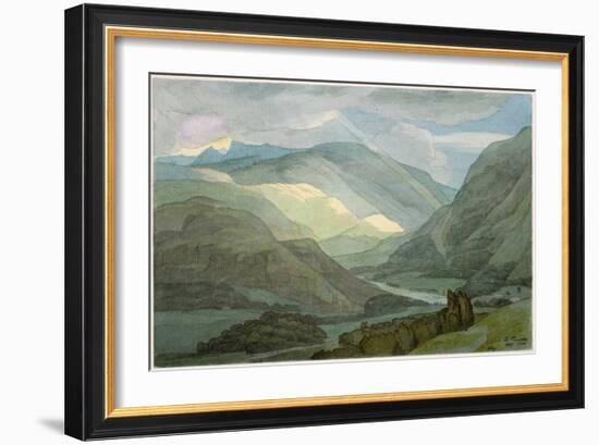 Rydal Water, 1786-Francis Towne-Framed Giclee Print