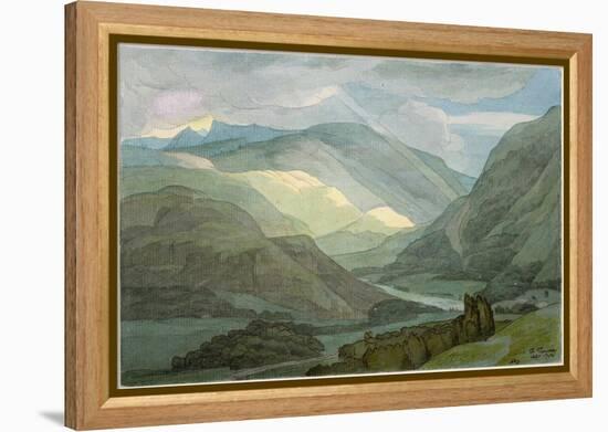 Rydal Water, 1786-Francis Towne-Framed Premier Image Canvas