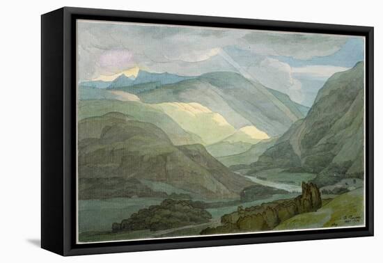 Rydal Water, 1786-Francis Towne-Framed Premier Image Canvas