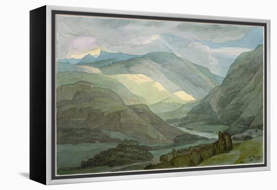 Rydal Water, 1786-Francis Towne-Framed Premier Image Canvas