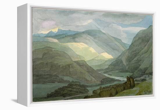 Rydal Water, 1786-Francis Towne-Framed Premier Image Canvas