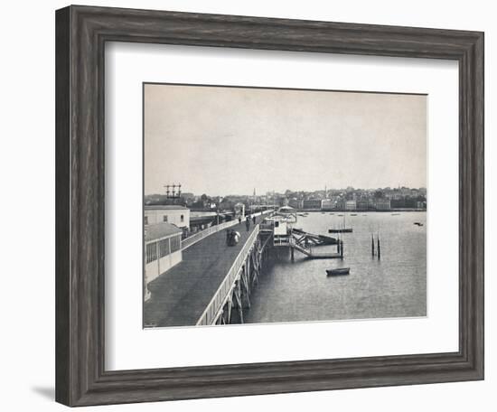 'Ryde - View from the Pier', 1895-Unknown-Framed Photographic Print