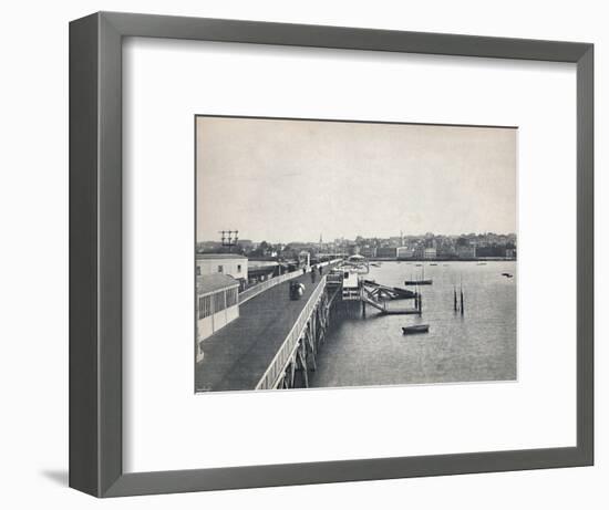 'Ryde - View from the Pier', 1895-Unknown-Framed Photographic Print