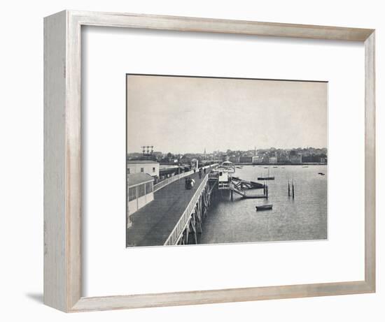 'Ryde - View from the Pier', 1895-Unknown-Framed Photographic Print