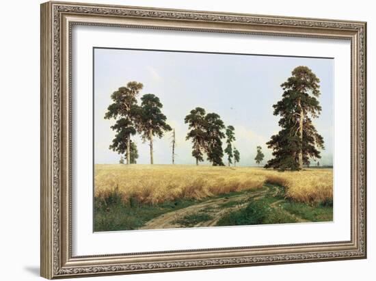 Rye Field, 1878-Ivan Shishkin-Framed Giclee Print