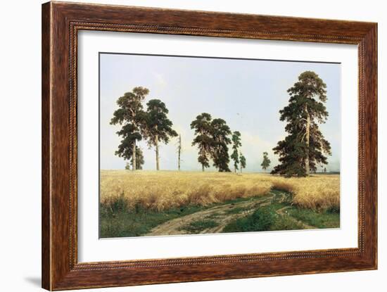 Rye Field, 1878-Ivan Shishkin-Framed Giclee Print