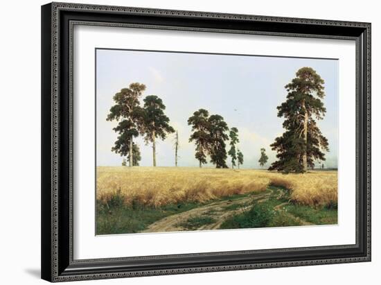 Rye Field, 1878-Ivan Shishkin-Framed Giclee Print