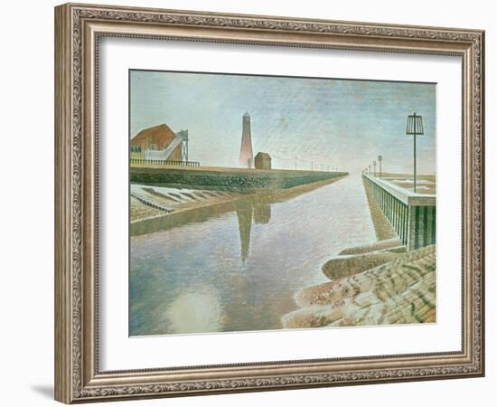 Rye Harbour, 1938-Eric Ravilious-Framed Giclee Print