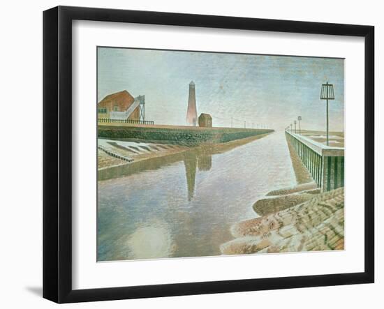 Rye Harbour, 1938-Eric Ravilious-Framed Giclee Print
