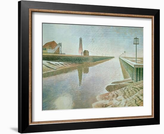 Rye Harbour, 1938-Eric Ravilious-Framed Giclee Print