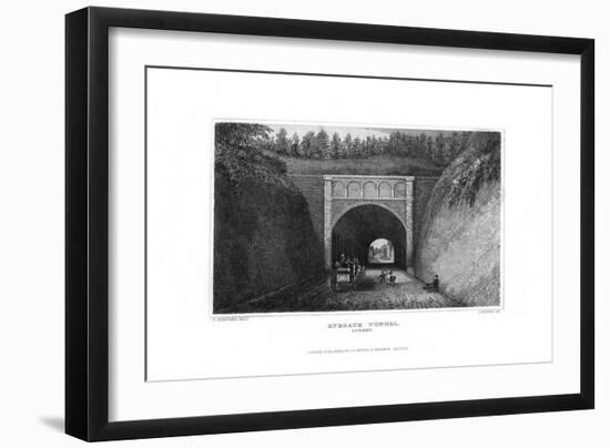 Ryegate Tunnel, Surrey, 1829-J Rogers-Framed Giclee Print