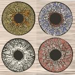 Pupil Variations. Macro Human Eye.-RYGER-Art Print