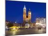 Rynek Glowny (Town Square) and St. Mary's Church-Christian Kober-Mounted Photographic Print