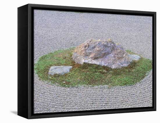 Ryoanji Rock Garden, Kyoto, Japan-Rob Tilley-Framed Premier Image Canvas