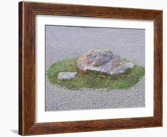 Ryoanji Rock Garden, Kyoto, Japan-Rob Tilley-Framed Photographic Print