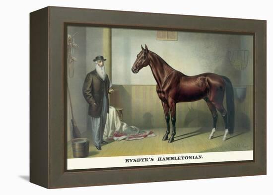 Rysdyk's Hambletonian-Currier & Ives-Framed Stretched Canvas