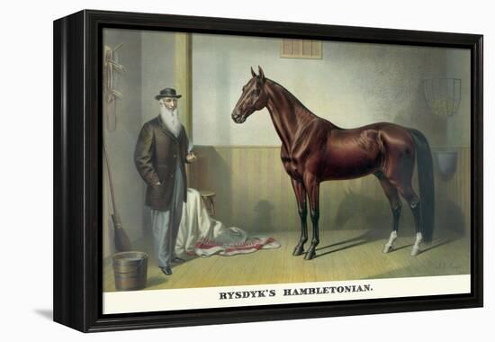 Rysdyk's Hambletonian-Currier & Ives-Framed Stretched Canvas